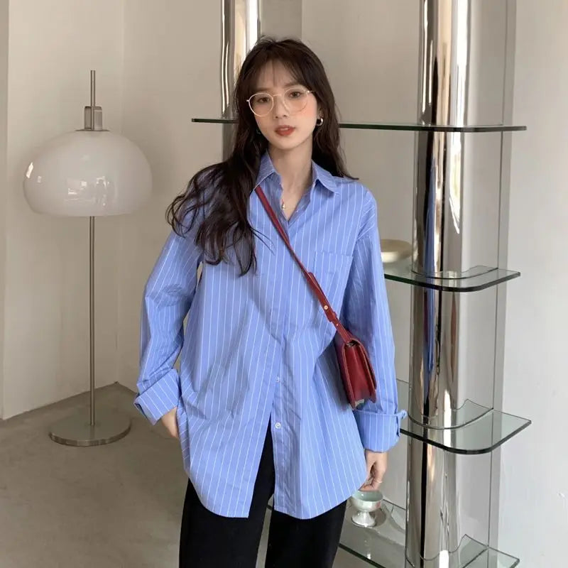 Sun Protection Korean Style Blouses