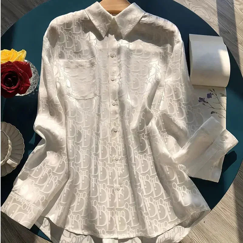 Classic Jacquard Long Sleeve Shirt